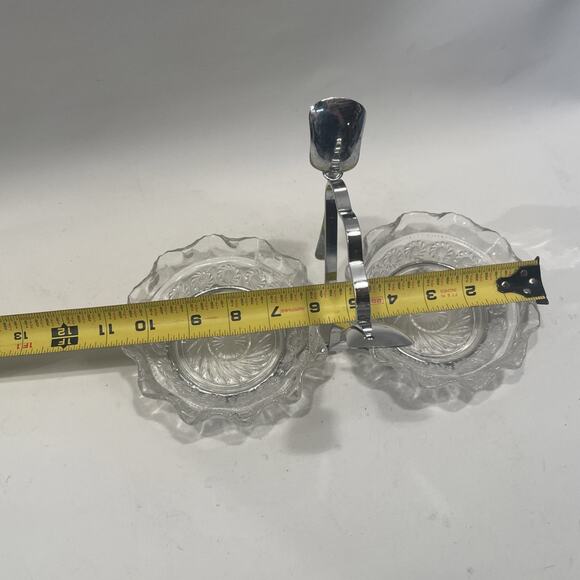 Vintage Dual Sugar Bowl With Spoon Made In England - Picture 9 of 12